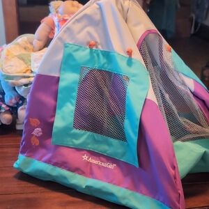 American Girl Purple and Teal Play Tent